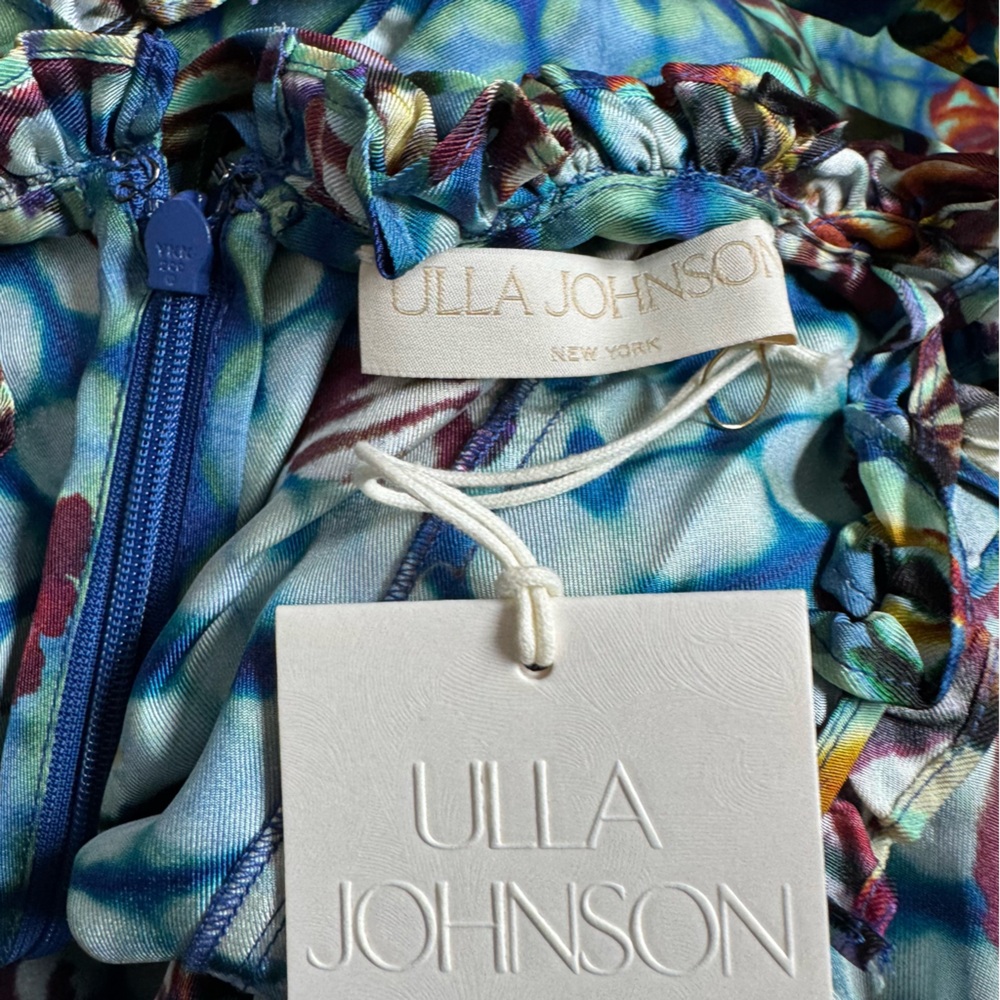 Ulla Johnson Sigrid Maxi Dress Azul Silk - Picture 9 of 10